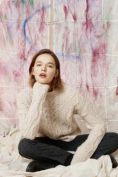 CLASS(クラス) PLAIN WEAVE YAK WOOL JACKET M Zip Jacket Wool Gabardine in Brown Mélange