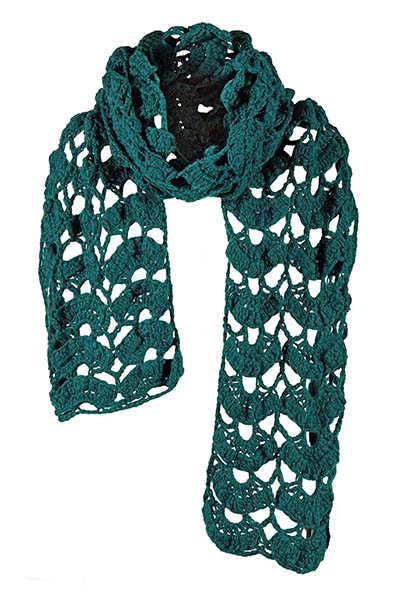 262_019_001 UNIQUE MOSAIC | Crochet scarf