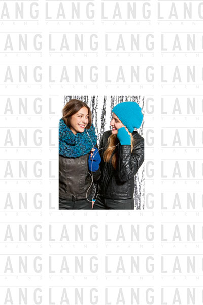 Col, chauffe poignets et bonnet