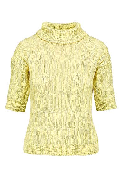 277_005_001 LEMON DROPS | Short-sleeved sweater