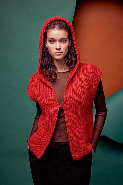 Gilet  à capuche
