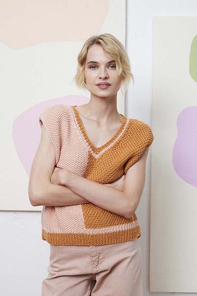 Débardeur moitié/moitié