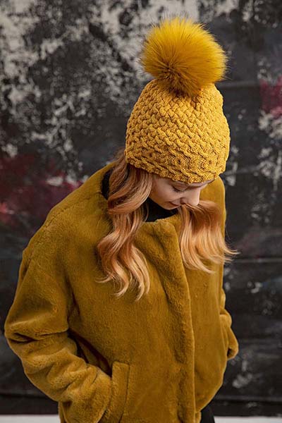 Kit tricot bonnet femme en coton Happiness Wooladdicts Lang Yarns
