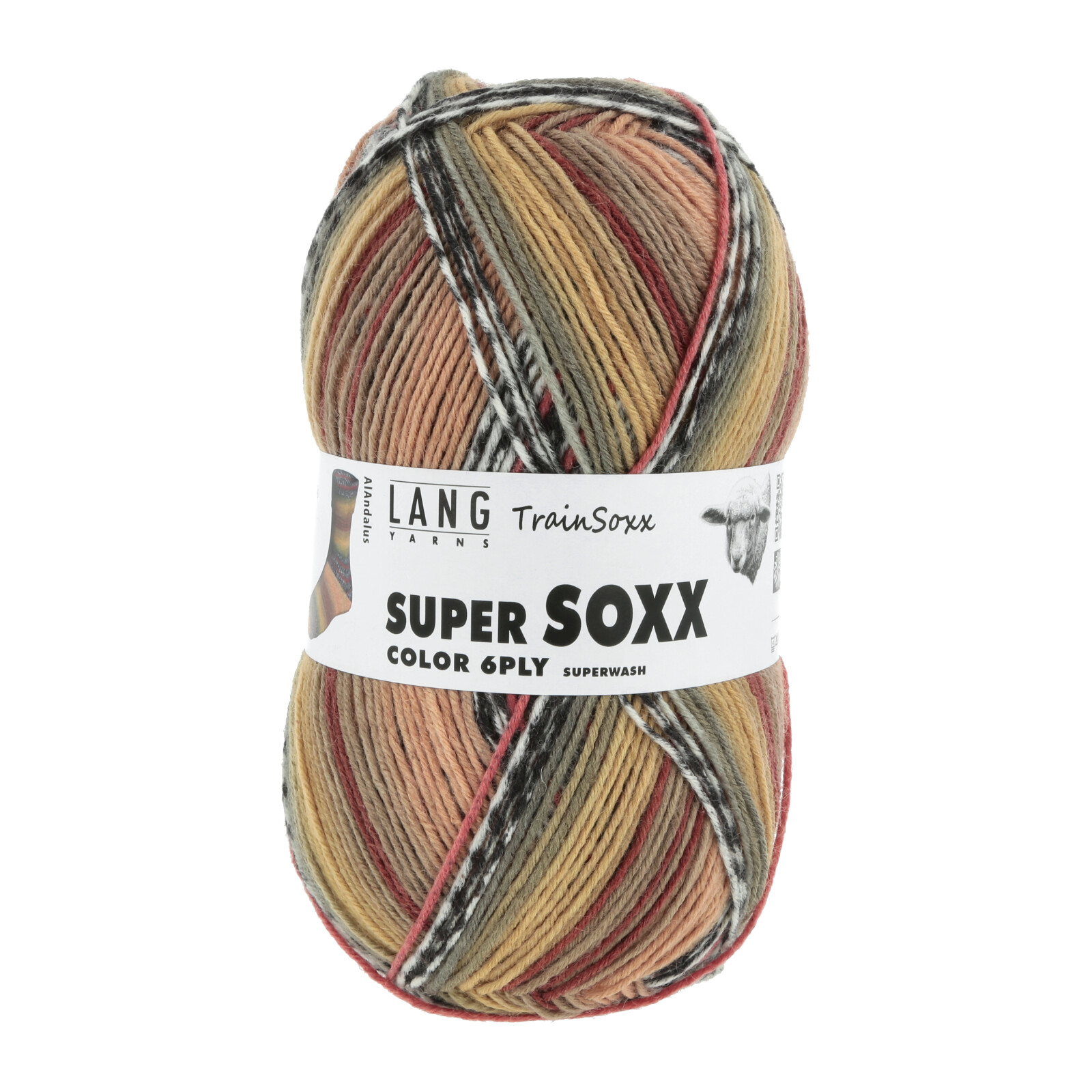 SUPER SOXX COLOR 6-FACH/PLY Knauel 910.0489